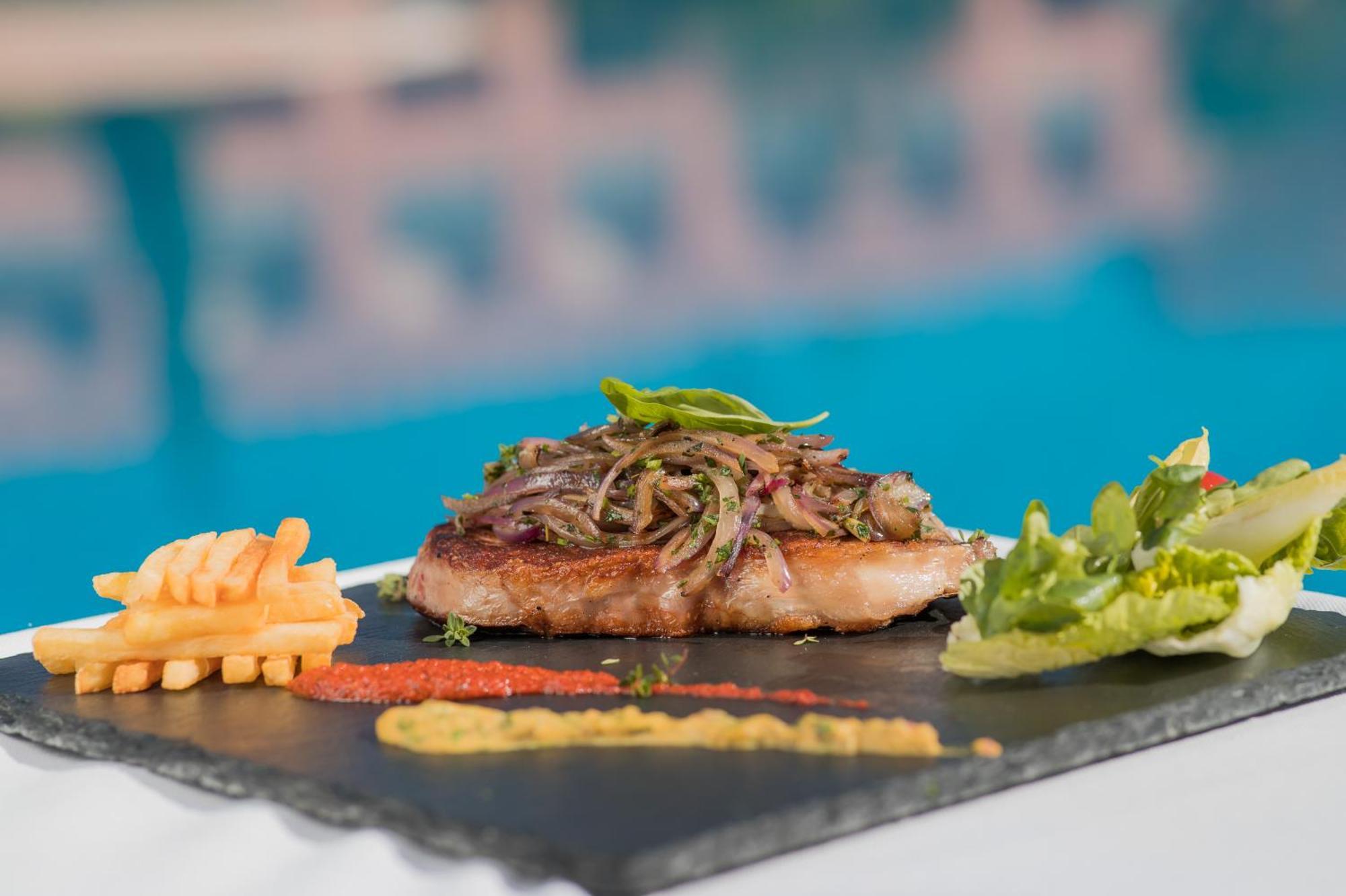 מרקש Grand Mogador Agdal & Spa מראה חיצוני תמונה A steak prepared with the method of cooking