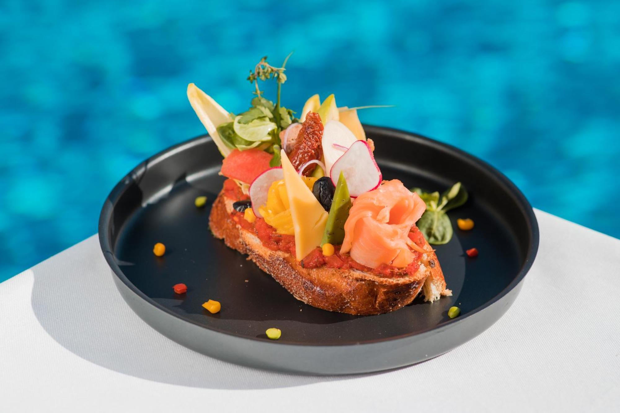 מרקש Grand Mogador Agdal & Spa מראה חיצוני תמונה Salmon toast